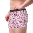 thumbnail image 2 of Balery Flower Butterfly Calzoncillos bóxer para hombre, ropa interior de algodón suave y transpirable con cinturilla de nailon-Large, 2 of 5