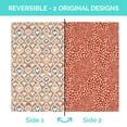 thumbnail image 2 of JumpOff Jo Large Foldable Kids Foam Play Mat, Padded Baby Floor Mat, 70 x 59 in - Boho Hearts, 2 of 8