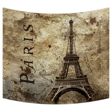 Gckg Paris Eiffel Tower Tapestry Wall Hanging Wall Art Dorm