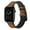 Dark brown, variant on Compatible with Apple Watch Band 45mm 44mm 42mm, Sweatproof Genuine Leather and Rubber Hybrid Band Strap Compatible with iWatch Series 7 6 5 4 3 2 1 SE