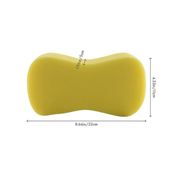 Toyeng 2PC Car Wash Sponge, Car Cleaning Large Sponges, All Purpose Sponges for Cleaning for Kitchen, Bathroom, Household Clean, Yellow