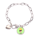 thumbnail image 1 of Magic Entertainment queso Carmen Bay Pulsera de cadena de corazón joyería encanto moda, 1 of 3