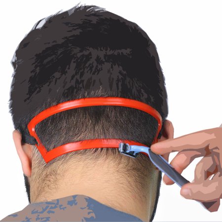 EYIIYE Haircut Ruler, Back Neck Cutting Hair Guide Ruler Styling Tool ...