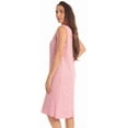 thumbnail image 2 of Dreamcrest Womens Sleeveless Nightgown with Lace Trim – Comfortable Sleepwear Pajamas – Solids & Prints (Mini Daisy - Pink, X-Large), 2 of 3