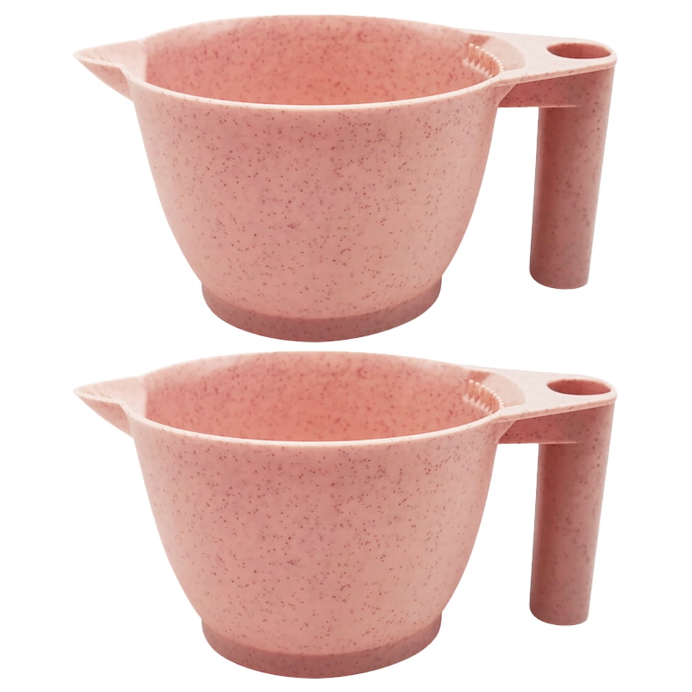 Rosarivae 2pcs Hair Dye Mixing Bowl Portable Tint Bowl Color Mixing
