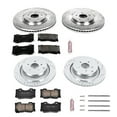 thumbnail image 3 of PowerStop Front and Rear Z23 Evolution Sport Carbon-Fiber Ceramic Brake Pad and Drilled & Slotted Rotor Kit Fits: INFINITI Select Models K5823, 3 of 10