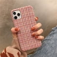 thumbnail image 3 of Luxury Solid Warm Cloth Fabric Case for iPhone 12 Mini 11 Pro X Xr XS Max Plush for iPhone 6 6S 7 8 Plus Thin Soft Back Cover, 3 of 4