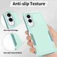 thumbnail image 5 of Dteck Phone Case for Samsung Galaxy S25 Edge, Shockproof Rugged PC Hard Shell Protection TPU Soft Shell Cushioning for Samsung Galaxy S25 Edge 5G Non-Slip Double Layer Protection Cover, Mint, 5 of 5