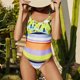 thumbnail image 4 of Gibobby Trajes de Baño Mujer Completo 2023 traje de baño Sexy correa hueca Spa traje de baño playa Bikini ropa de playa(Amarillo,G), 4 of 5