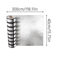 thumbnail image 3 of Silver Black Stripe Self-Adhesive Wallpaper Roll, 15.7" x 118" Peel and Stick Vinyl Wall Covering, Waterproof Removable Decorative Film for Kitchen Bedroom Rental, 3 of 6