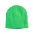 thumbnail image 1 of Neon Short Knit Beanie - Green, 1 of 1