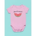 thumbnail image 3 of Buon Ferragosto! Cute Watermelon Bodysuit Infant -Image by Shutterstock,  18 Months, 3 of 4