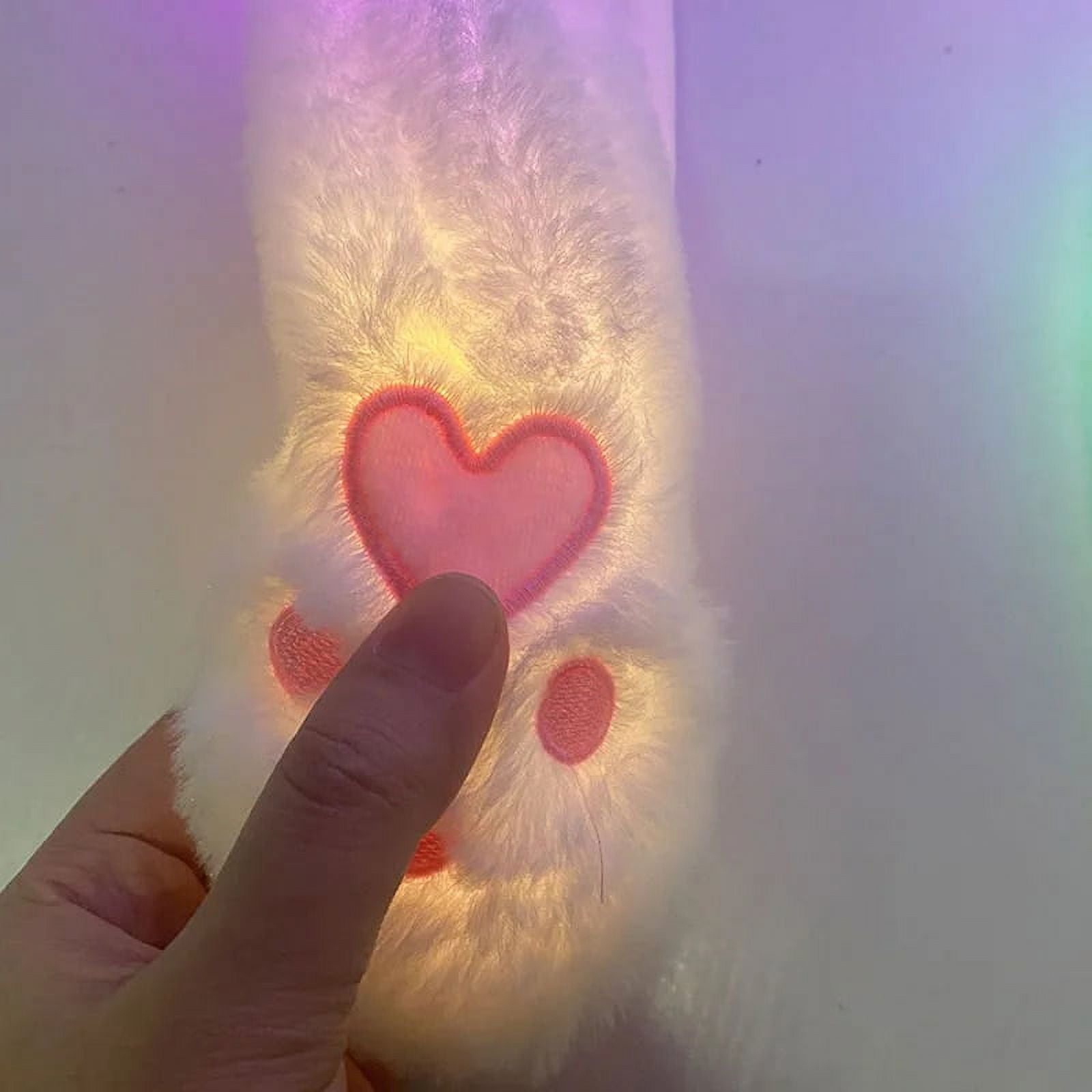 LED Light Sanrioed Kuromi Cinnamoroll Kitty Glowing Plush Ear Move Hat Anime Cartoon Jumping up Ear Novetly Cap Gift for Kids