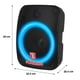 thumbnail image 5 of Bocina Portátil Bluetooth Kaiser KSW-5006 6.5 pulgadas con Luz LED, 5 of 5