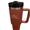 Brown, variant on THERM-GRIP 40 oz Stainless Steel Tumbler with Handle and Reusable Straw ? Leak-Proof Travel Mug, Hot & Cold Beverages