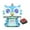 Style D, variant on Esquirla Chinese Lion Statue Seal Blessing Resin Sculpture Centerpiece Ideal Gift Spring Festival Feng Shui Figurine for Study Balcony D
