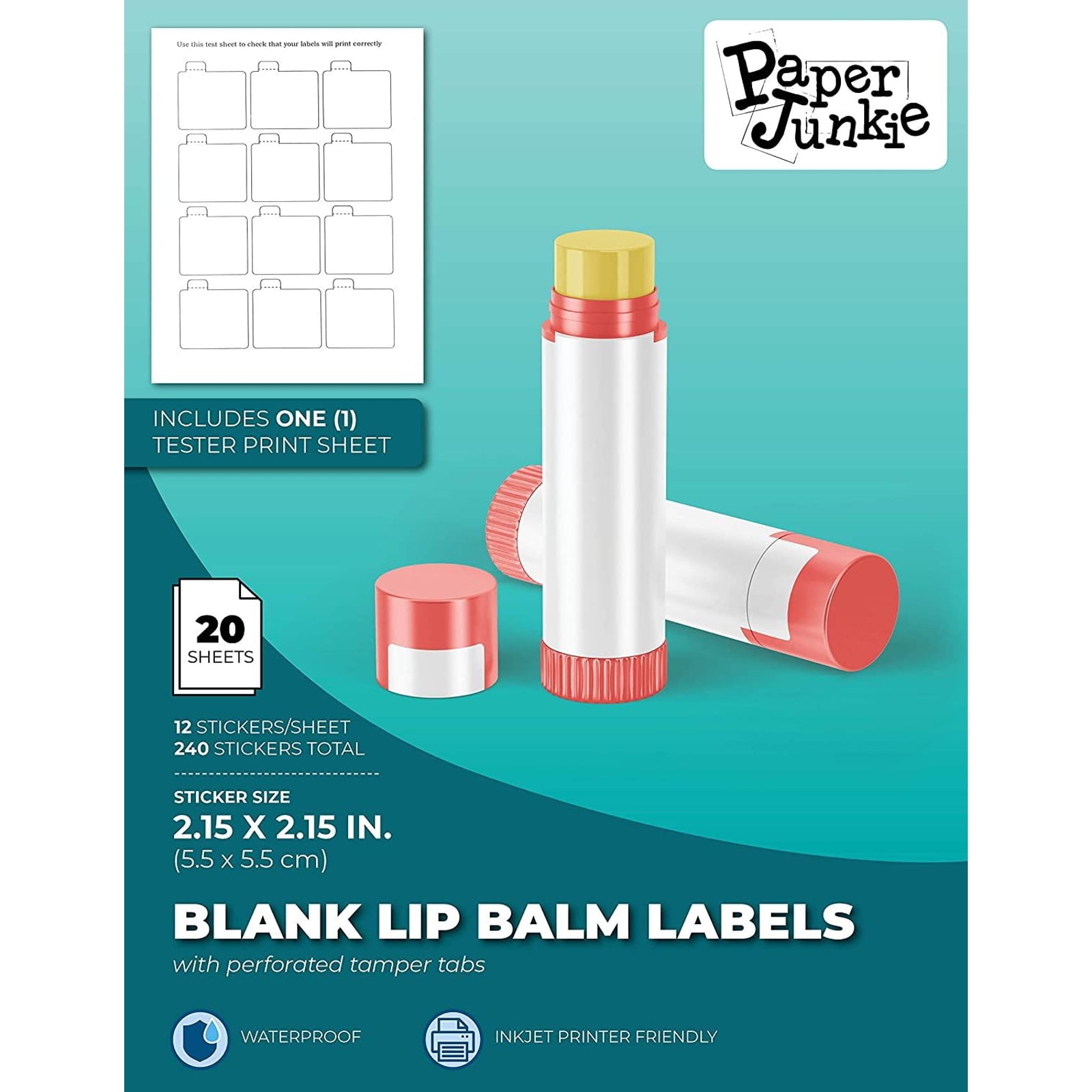 Printable Lip Balm Labels (240 Pack) - Walmart.com