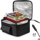 thumbnail image 1 of 12V cooler bag for car, electric picnic bag lunch bag cooler bag foldable cooler bag for carrying picnic food-29cmx21cmx11cm, 1 of 5
