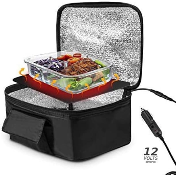 12V cooler bag for car, electric picnic bag lunch bag cooler bag foldable cooler bag for carrying picnic food-29cmx21cmx11cm