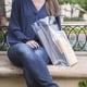 thumbnail image 4 of Bolsa de compras ClearBags de 12 x 15 cm con asa de 2,25 mil, 100% reciclable, 4 of 9