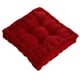 thumbnail image 5 of Cojín de asiento ultra grueso con funda extraíble para decoración de mesa rojo, 5 of 9