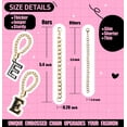 thumbnail image 3 of Straw Covers for Stanley Cup Accessories:Black Decorations for Stanley 30oz & 40oz Tumbler with Handle, Bling Letter Charms and Flower Silicone Straw Cap Topper, Trendy Stuff for Teen Girls and Women, 3 of 7
