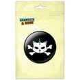 thumbnail image 1 of Skulls Crossbones Cat Stick Figure Family Pet Refrigerator Button Magnet, 1 of 2
