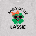 thumbnail image 4 of Inktastic Sassy Little Lassie St. Patrick's Day Boys or Girls Baby T-Shirt, 4 of 5