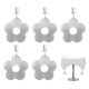 thumbnail image 1 of Pesos de mantel con clips, 5 piezas de abrazaderas de mantel de flores, pinzas para mesa de picnic, pinzas para mesa de acero inoxidable Afortunado Sencillez, 1 of 5