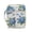 Butterfly Blue Flowers, variant on Cross Bible Cover Case for Women White Daisy Quilted Bible Bag with Durable Handle and Zippered Pocket Fashion Quilted Carrying Bible Study Supplies Accessories