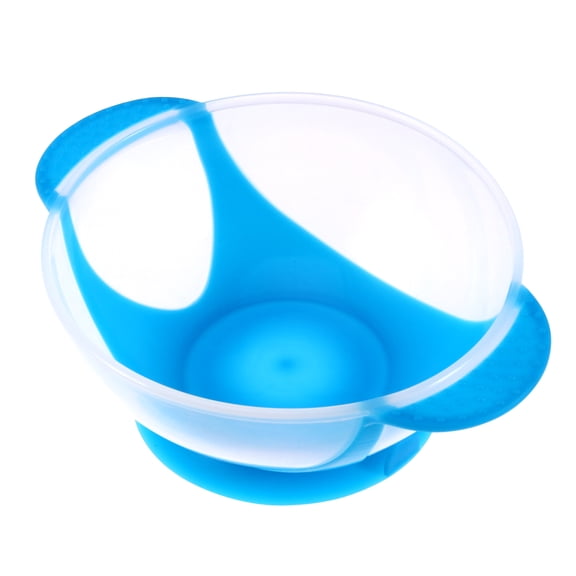 OATIPHO Sky Blue Pet Bowl with Silicone Suction Cup Base for Dog Water and Food Feeding