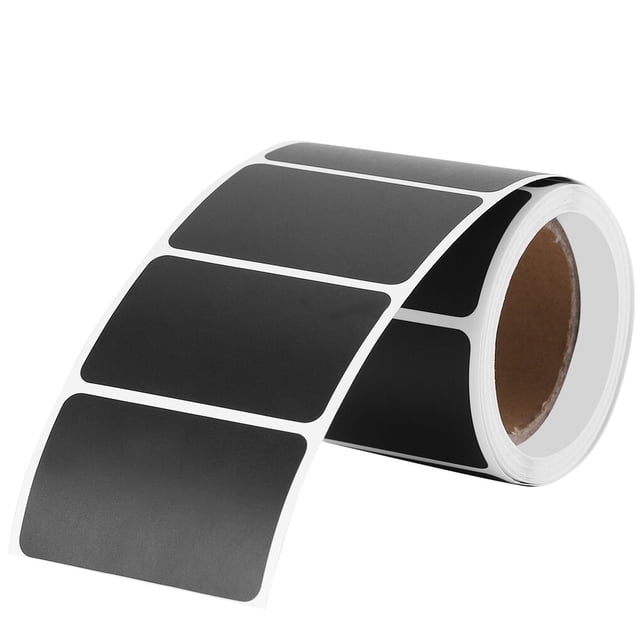 Methold 120 uds/rollo de etiquetas de pizarra, tarros de cocina impermeables, etiquetas organizadoras, autoadhesivo para el hogar, pegatinas de cartulina Y2