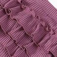 thumbnail image 5 of NOLDARES Newborn Baby Girl Fall Winter Outfits Clothes Cute Long Sleeve Ruffle Romper Pants Headband Set 0-24M(Purple,18-24 M), 5 of 5