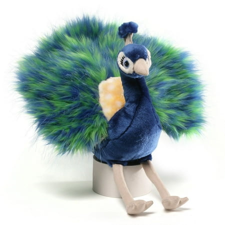 large stuffed peacock
