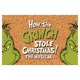 thumbnail image 2 of Felpudo de El Grinch Felpudo navideño con decoración de El Grinch: felpudo de bienvenida divertido y festivo para tu puerta de entrada, ideal para la alegría navideña Disney Home, 2 of 4