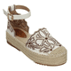 thumbnail image 4 of Alpargata Ozono Mujer Latte Plataforma Casual beige 27, 4 of 10