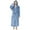 Blue#1, variant on Long Hooded Robes for Women His and Hers Robes Flannel Robe Matching Robes for Couples Warm Thickened Bathrobe Plus Size Shower Robe with Ankle Full Floor Length Housecoats