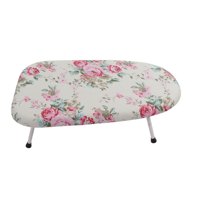 Tabletop Ironing Board, Ironing Board Space Saving For Home Use Flower Pattern 1