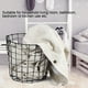 thumbnail image 1 of Bolsa de Lavandería, Ropa de Gran Capacidad Duradera Cesta de Almacenamiento Cesta de Ropa Diseño Hueco para Almacenamiento Ropa Sucia para Baño de Sala de Estar, Dormitoria O, 1 of 7