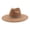 Camel, variant on Suede Fedora Hats for Women Men Big Wide Brim Rhinestone Western Hats Large Felt Panama Hat Rancher Hat