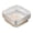 Large 10pcs, variant on KGJQ 10 Pcs Tin Foil Box Disposable Aluminum Foil Pans with Temperature Lock Insulation Cover for Baking Cakes Pies Casseroles Oven Safe Easy Clean Food Storage