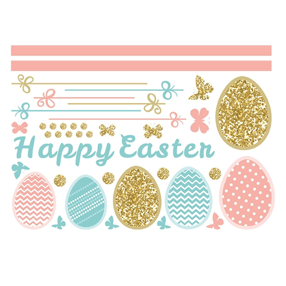 Easter Decorations Easter Eggs Stickers Easter Wall Door Glass