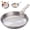 9.45in, variant on Titanium Hammered Pan Pro, 12 Inch Titanium Frying Pan with Detachable Handle Non Stick Skillet for Cooking, Titanium Wok Pan Dishwasher&Oven Safe, Kitchen Induction Compatible,9.45in