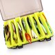 thumbnail image 5 of Cajas de aparejos de pesca extra grandes, contenedor de cebo de doble capa, almacenamiento portátil de señuelos, caja de herramientas con múltiples compartimentos, estuche de plástico, 5 of 5