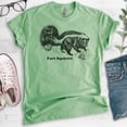 thumbnail image 2 of Fart Squirrel Shirt, Unisex Women's Men's Shirt, Funny Animal Shirt, Animal Name Shirt, Skunk Shirt, Heather Apple Green, X-Small, 2 of 6