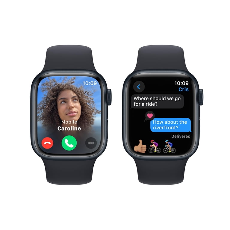 Restored Apple Watch Series 9 [GPS 41mm] Smartwatch with Midnight
