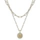 thumbnail image 1 of Layered Necklaces for Women, 14K Gold Plated Layering Paperclip Chain Necklace Simple, 1 of 5