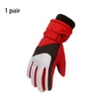 thumbnail image 3 of Minnieouse 1 par de guantes de esquí para niños, deportes al aire libre, ciclismo, manopla para niños, manopla de invierno para clima frío, Protector de guantes y mitones Rojo Minnieouse AP014386-01, 3 of 6