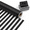 Black - Stripe-17in*32.8ft(46.8sq.ft.), variant on Black - Checkered 17in*32.8ft(46.8sq.ft.) Reversible Gift Wrap Paper