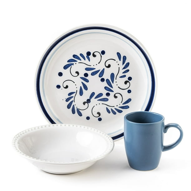 Vajilla De Ceramica Santa Anita Talavera Talavera Puebla De 12 Piezas